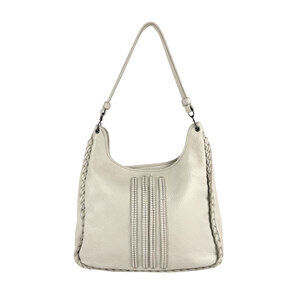 Bottega Veneta White Leather Shoulder Bag